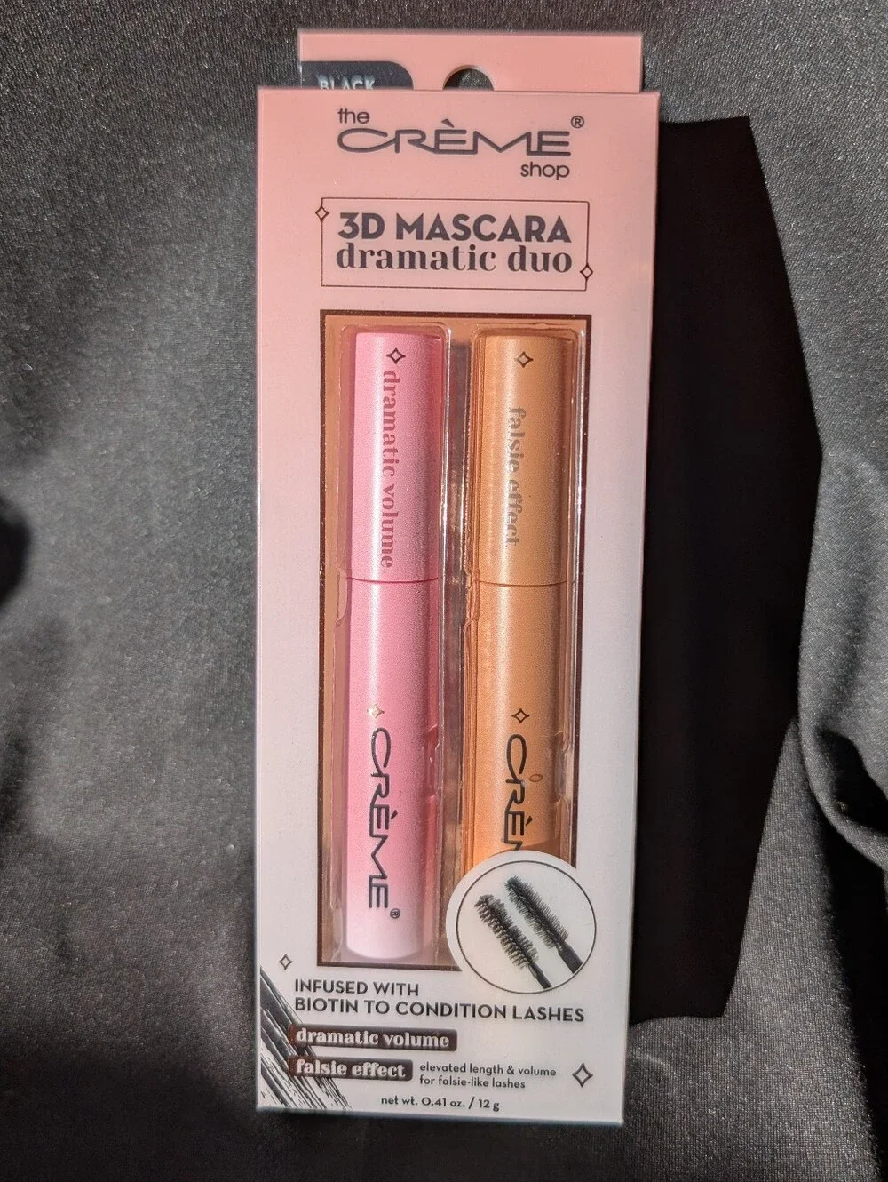 ❤️ 3D Mascara Dramatic Duo - Black Inf. w/Biotin Crème Shop K-Beauty Korean